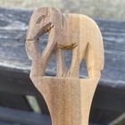 Hand Carved Wood Letter Opener Made In Kenya Elephant