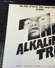 Alkaline Trio Poster - 2018 Tour - Rare On White Cardstock Not Yellow
