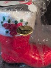 Vintage Santa Boot Candle By Candle Craft 1995 Nos  peppermint Scented 