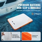 Uimoso Inflatable Floating Dock 8x6ft Inflatable Dock Platform Mat With Ladder