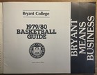1979-80 Bryant College Basketball Program Ncaa Vintage Original Leon Drury