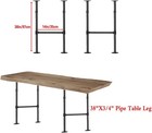 Industrial Pipe Counter Bar Height Table Leg metal Table Legs iron Base