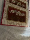 Papyrus Lot Of 8 Christmas Holiday Cards Floral Flowers Red Gold Pretty