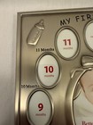 Baby s First Year Photo Frame Silver Beautiful Gift Newborn Keepsake Shower Gift