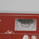 New Christmas Tree Skirt Farmhouse Primitive Red Striped Farm Animals Edge