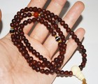 Tibetan Old Antique Phoenix Eye Bodhi Seeds Prayer Beads Mala Bracelet Rosary