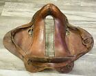 Authentic Antique Leather Army Horse Military Saddle 