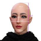 Imi Silicone Female Mask Angel Face Headwear Halloween Movie Props Crossdresser 