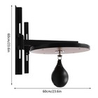 Speed Bag Platform Wall Mounted Speed Bags For Boxing Height Adjustable W  Pump