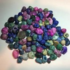 Dyed Tree Agate  tumbled And Highly Polished  1 2 Pound Lots    110  Gemstones