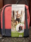 Fit   Fresh Meal Management Insulated Lunch Bag 5 Piece Set Containers Ice Pack