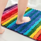 Bath Mats Colorful Non Slip Absorbent Bath Rug Carpet For Bathroom Shower Floor