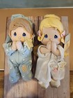 Vintage 2003 lot Of 2 precious Moments prayer Pal Dolls angel   Boy with Tags