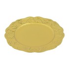 100 plastic Charger Plate 32 5cm Decorative Plate For Table Dinner Kitchen Gold