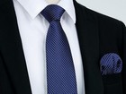 Hisdern Ties For Men Silk Extra Long Tie And Pocket Square Classic Plaid Checker