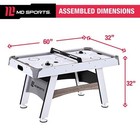 60  Air Hockey Table Set With Overhead Electronic Scorer  By Md Sports