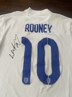 Wayne Rooney England Jersey Size M Autograph