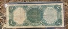 1907  5 Five Dollar Wood Chopper United States Note Red Seal Nice Collector Note
