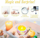 Diy Candle Making Kit For Adults   Beginners  Includes Soy Wax  Melting Pot  Wic