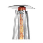 Outdoor Propane Patio Heater - Commercial Lp Gas Porch   Deck Heater - Black