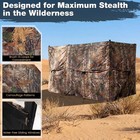 Us Stock Ruke See-through Pop Up Blind - Duck goose Hunting 1-3 Person