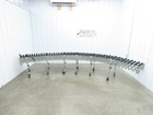 Nestaflex 275  18 w X 23  Expandable Gravity Flex Conveyor Plastic Skatewheel