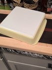 Vtg Pyrex Yellow 8 X 8 Inch Square Milk Glass Cake Dish 222 Baking 