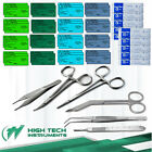 Surgical Suture Kit Basic First Aid Training Set Emergency Trauma Survival 58 Pc