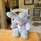 Vintage 1960 s 1970 s Gray Mohair Steiff Elephant Teddy Bear Friend 8in Vgc