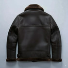 Men s Raf Aviator Real Leather Jacket Coat Bomber B3 Sheep Skin Pilot Flying N10