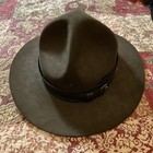 Boy Scouts Of America Vintage Official Scout Master Hat With Leather Trim