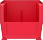 Stackable Red Storage Bins  12-pack  11 x5 x5   Ideal For Garage   Pantry