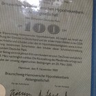 Vintage German Loan Bond 100 Dm Deutsche Mark 1990-2000