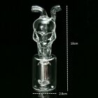 4   Mini Skull Glass Bong Smoking Hookah Water Pipe Shisha Tobacco Bowl W hose 