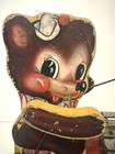 Vintage Fisher-price Teddy Zilo  752 Wood Pull Toy W  Bear   Xylophone 1940s