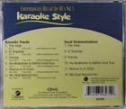 Contemporary Hits Of The 80 s Volume 1 Karaoke Style New Cd g Daywind 6 Songs