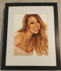 Mariah Carey Signed 8x10 Photo Framed In 11x14 With Coa 
