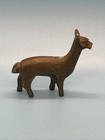 Vintage Miniature Tiny Solid Brass Llama Alpaca Figurine