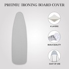 Ironing Board Cover And Pad   100  Cotton Cover With Padding Standard Size With 