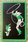 Lot Of 6 Vintage Single Swap Playing Cards 1940s Cowboy W  Lasso   Terrier Dog 