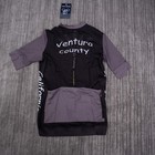 Cycling Wear Ventura County Jersey Men Xs Black Nwt Short Sleeve Full Zip Monton
