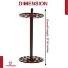 Large Capacity 30 Cane Organizer Wooden Storage Rack Antique Foyer Decor