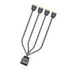 5v 3pin Fan Argb Hub Splitter Power Cable For Mainboard Extension Two four Argb