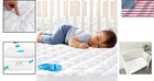 Skin-friendly Quilted Crib Mattress Protector - Fitted  Waterproof  52  X 28 