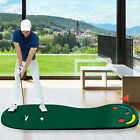 9 8ft X 3ft Par 3 Holes Golf Putting Green Mat Set For Indoor   Outdoor Practice