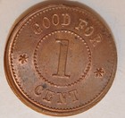 1863 Patriotic Civil War Token  255-393