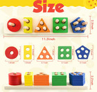 Educational Wooden Puzzles For Toddlers 1 2 3 Year Old Learning Toys Kids Gift