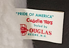Vintage Douglas Cuddle Toys Lamb Hand Puppet 7  Plush Pride Of America