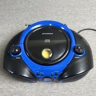 Sylvania Srcd681-asst Portable Cd Player With Am fm Radio  Boombox Black Blue