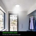 6inch Pir Motion Sensor Led Ceiling Light Dimmable Disk Closet Lamp Fixture 120v